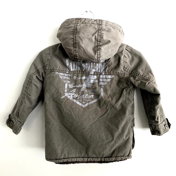 KOALA KIDS Captain T4 Hooded Jacket Grey/Green - Picture 6 of 8